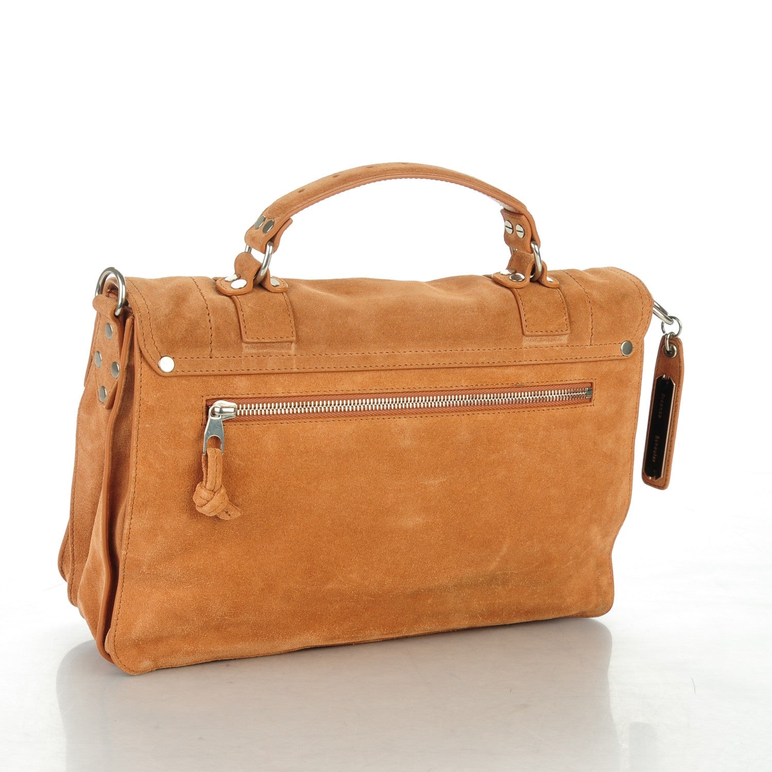 Proenza Schouler Suede Medium PS1 Satchel Tobacco 3 of 7