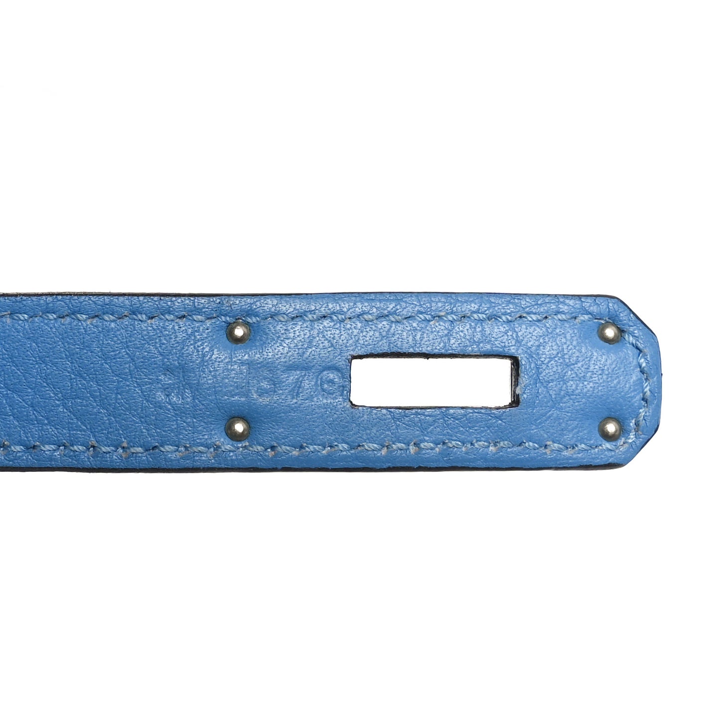 Taurillon Clemence Birkin 30 Bleu Paradis