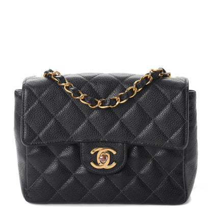 Chanel Caviar Quilted Mini Square Flap Black 1 of 10