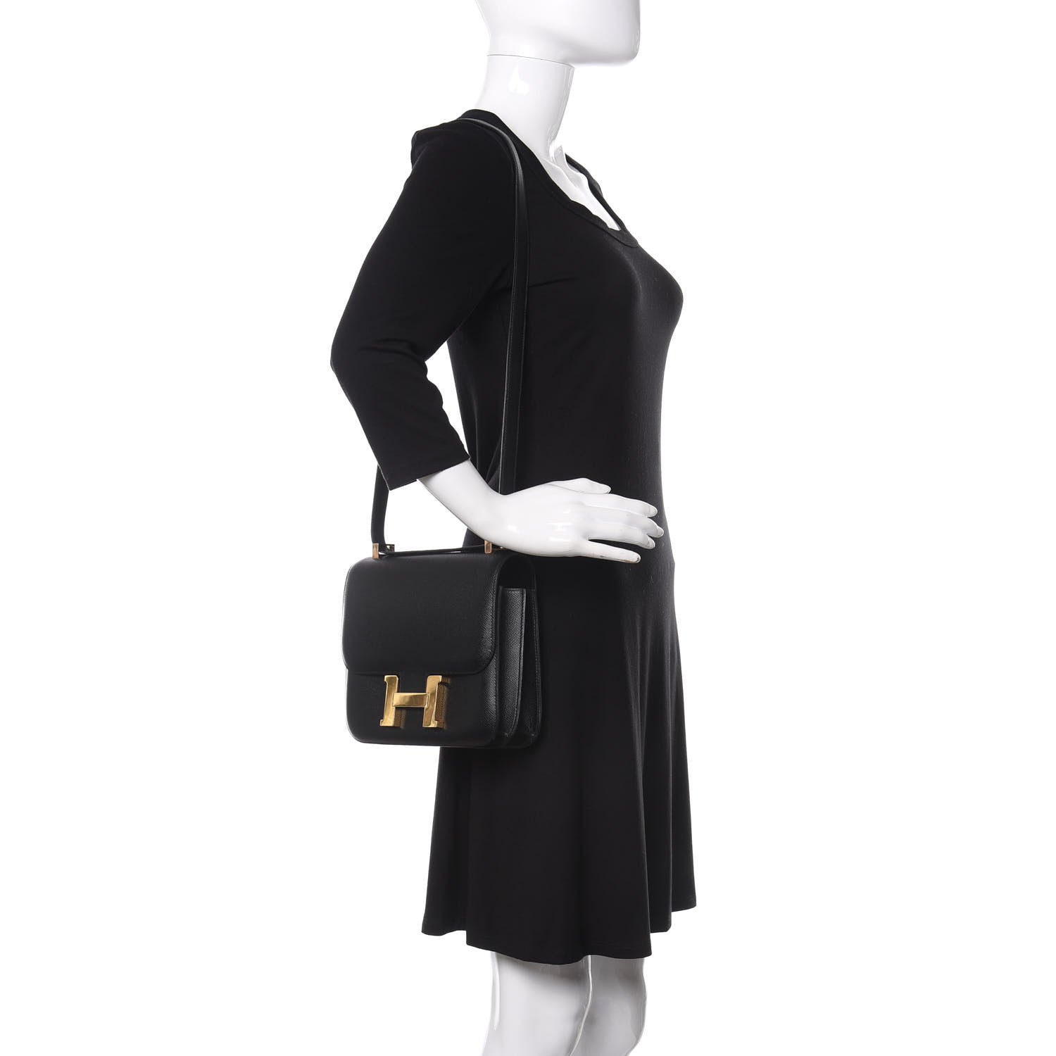 Hermes Epsom Constance 24 Black 2 of 11