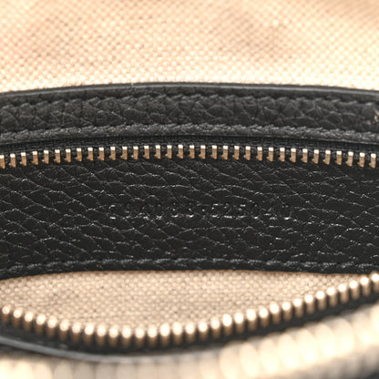 Gucci Piuma Calfskin Jumbo GG Embossed Small Messenger Bag Black 7 of 13
