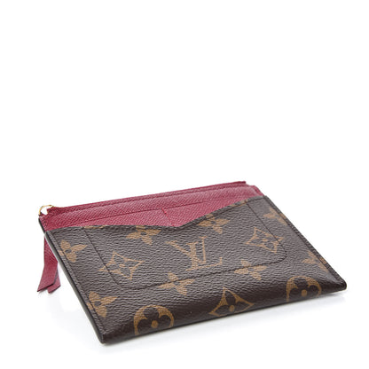 Louis Vuitton Monogram Zipped Card Holder Fuchsia 4 of 6