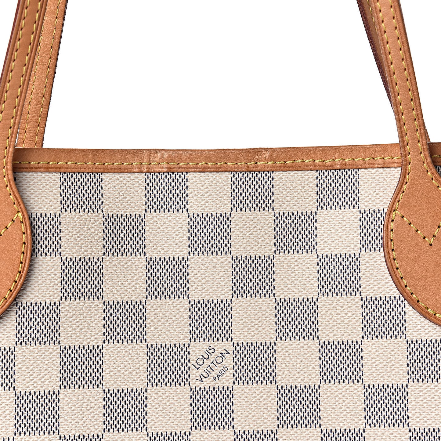 Damier Azur Neo Neverfull MM Rose Ballerine