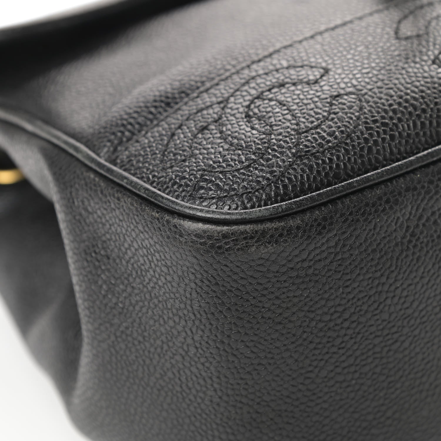 Chanel Caviar CC Backpack Black 9 of 15