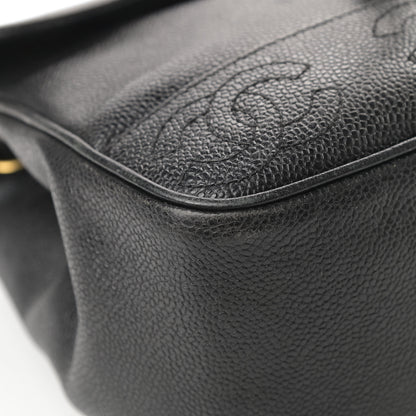 Chanel Caviar CC Backpack Black 9 of 15