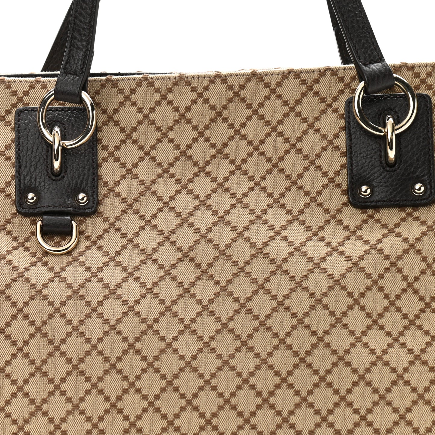 Diamante Medium Vertical Tote Dark Brown