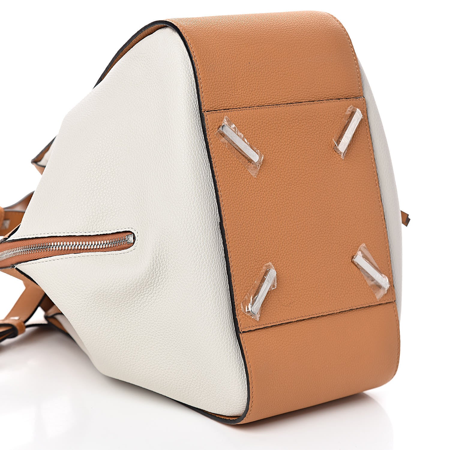 Loewe Calfskin Medium Hammock Shoulder Bag Tan White 7 of 10