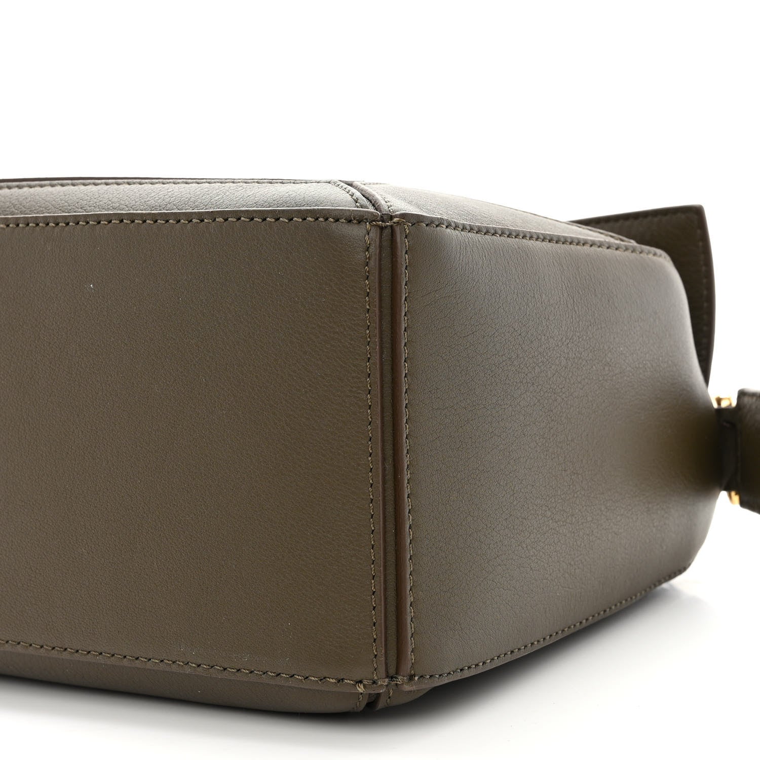 Loewe Calfskin Small Puzzle Bag Dark Khaki Green 10 of 10
