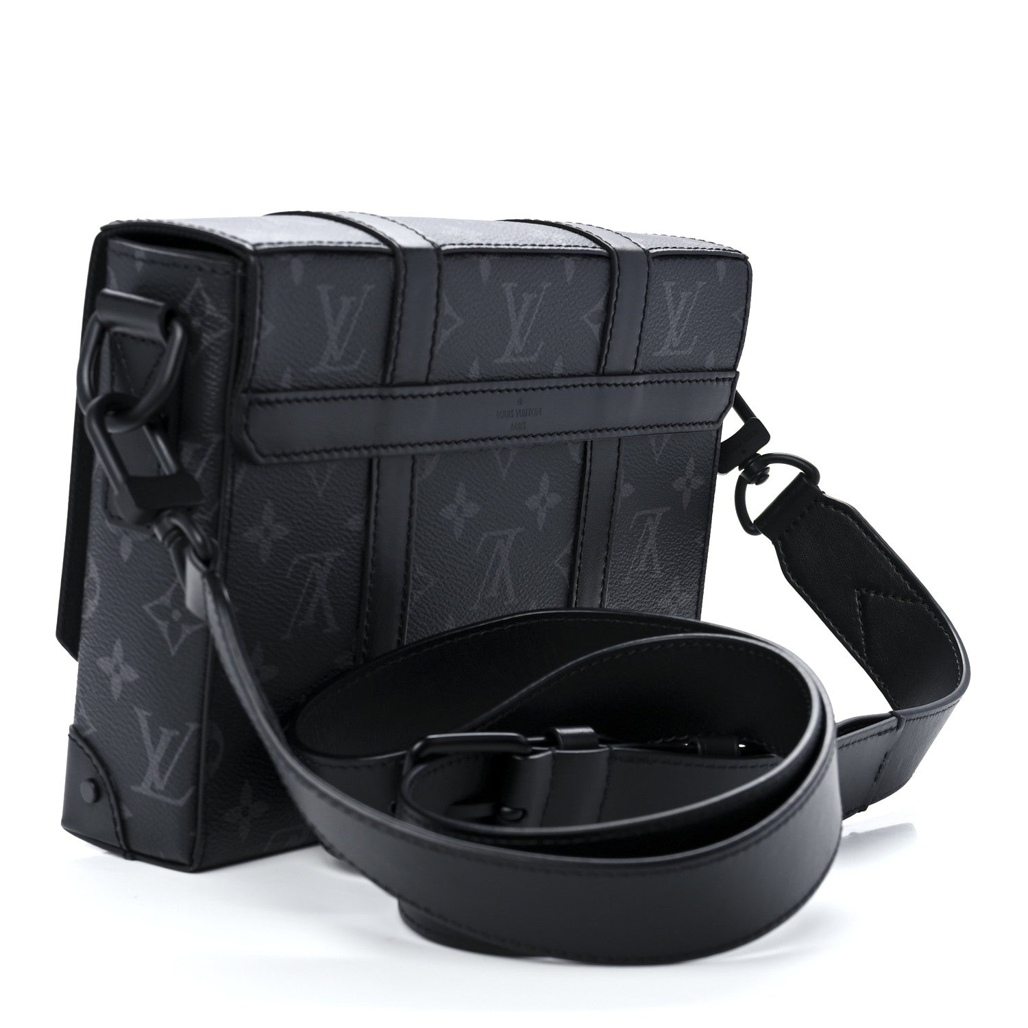 Louis Vuitton Monogram Eclipse Trunk Messenger 2 of 10