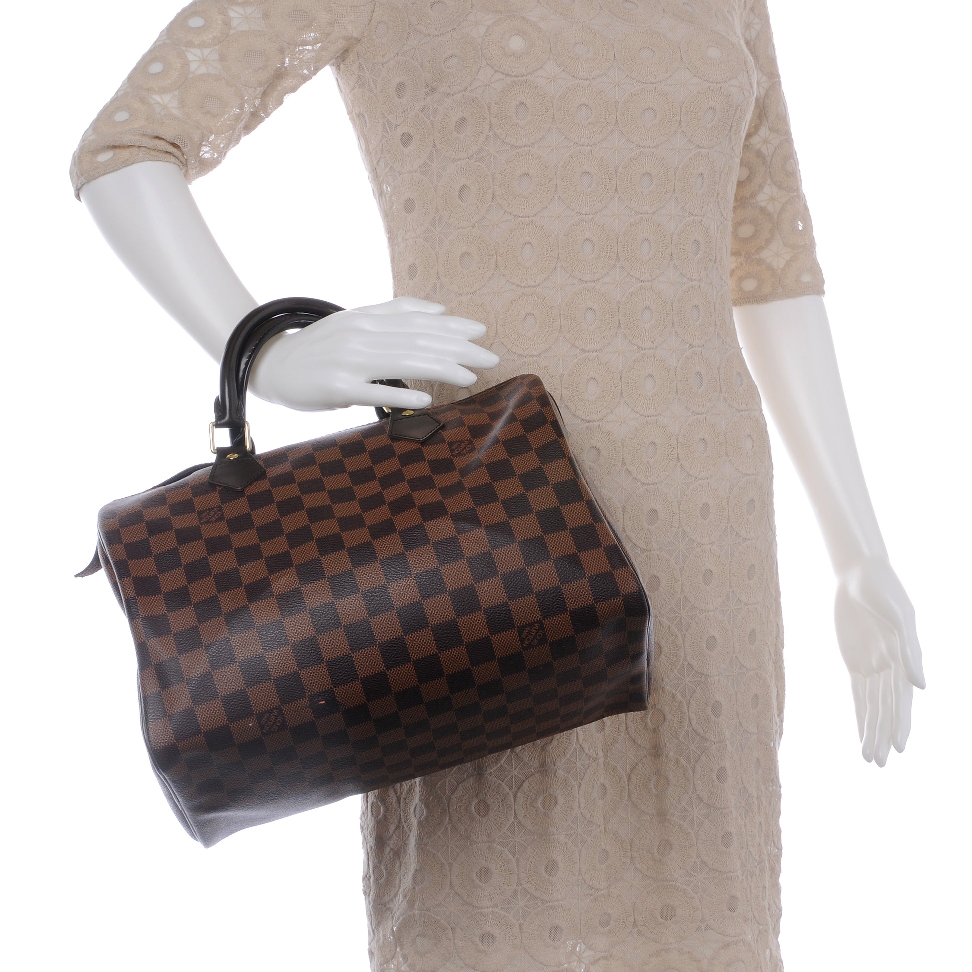 Louis Vuitton Damier Ebene Speedy 30 2 of 9