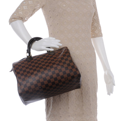Louis Vuitton Damier Ebene Speedy 30 2 of 9