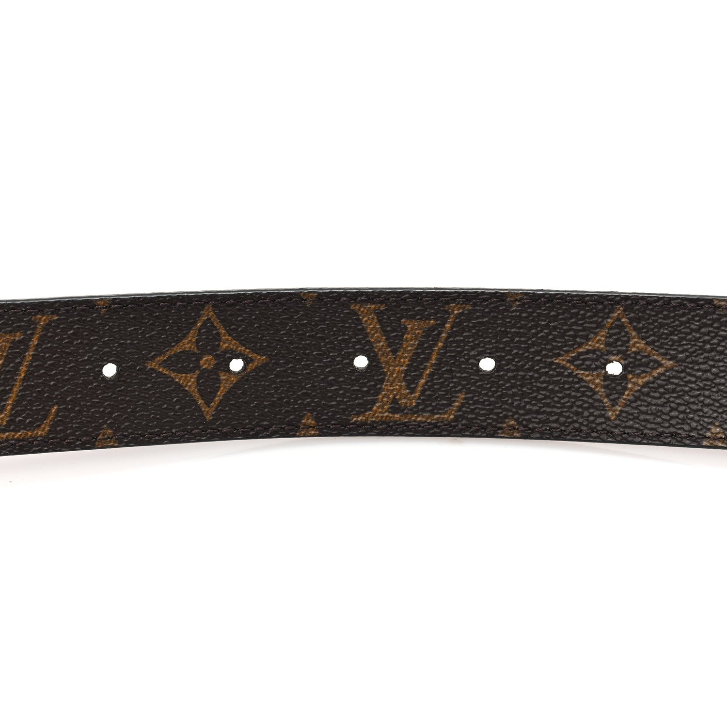 Louis Vuitton Calfskin Monogram 30mm LV Initiales Reversible Belt 90 36 Black 6 of 7