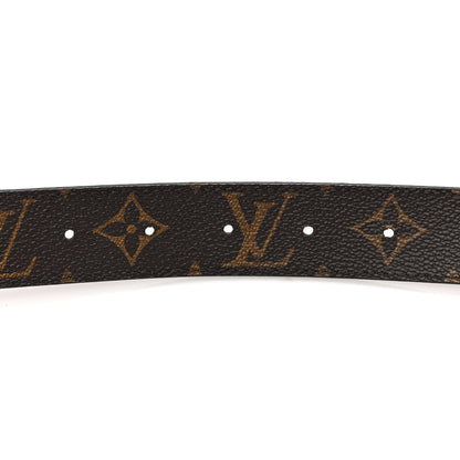 Louis Vuitton Calfskin Monogram 30mm LV Initiales Reversible Belt 90 36 Black 6 of 7