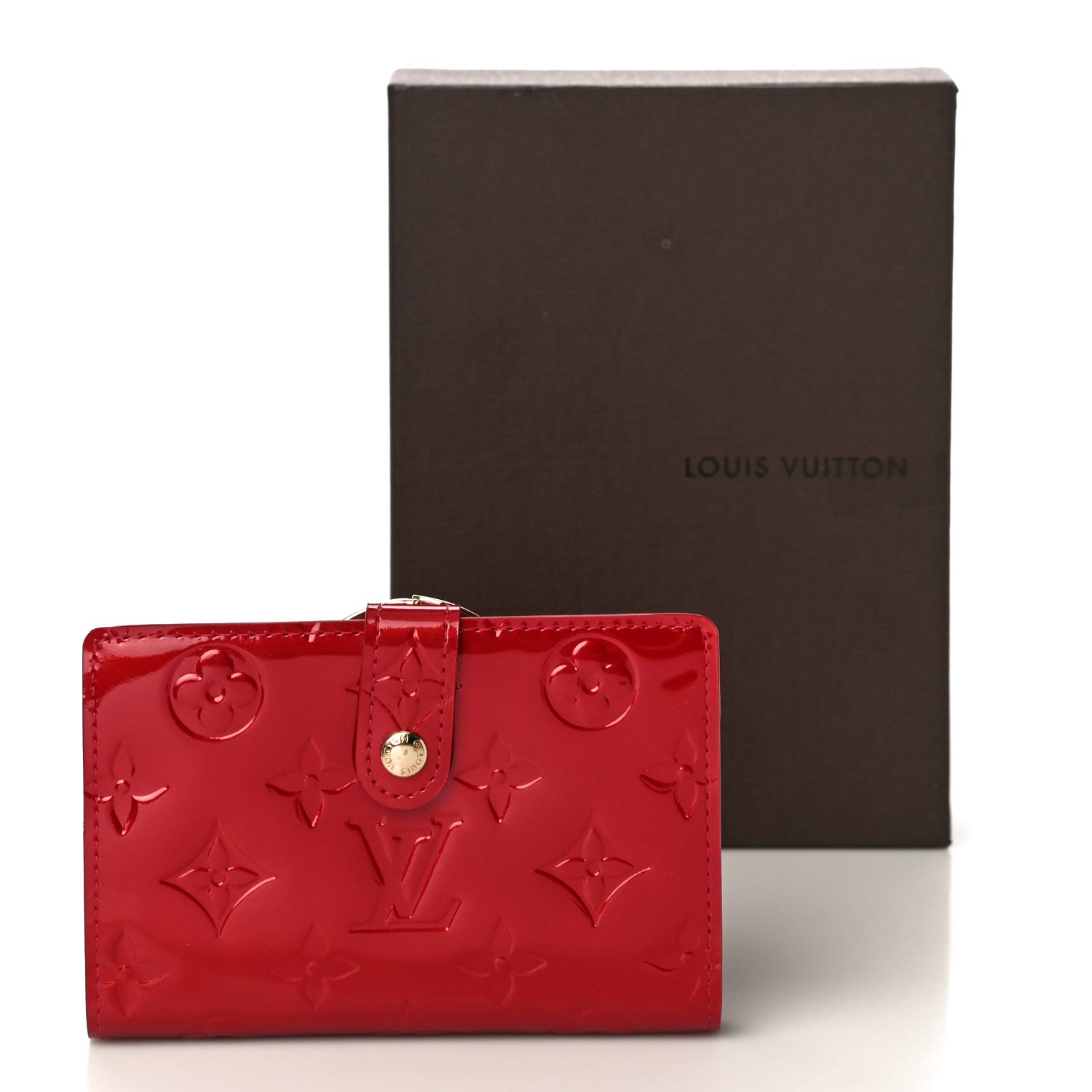 Louis Vuitton Vernis French Purse Wallet Pomme d'Amour 11 of 11