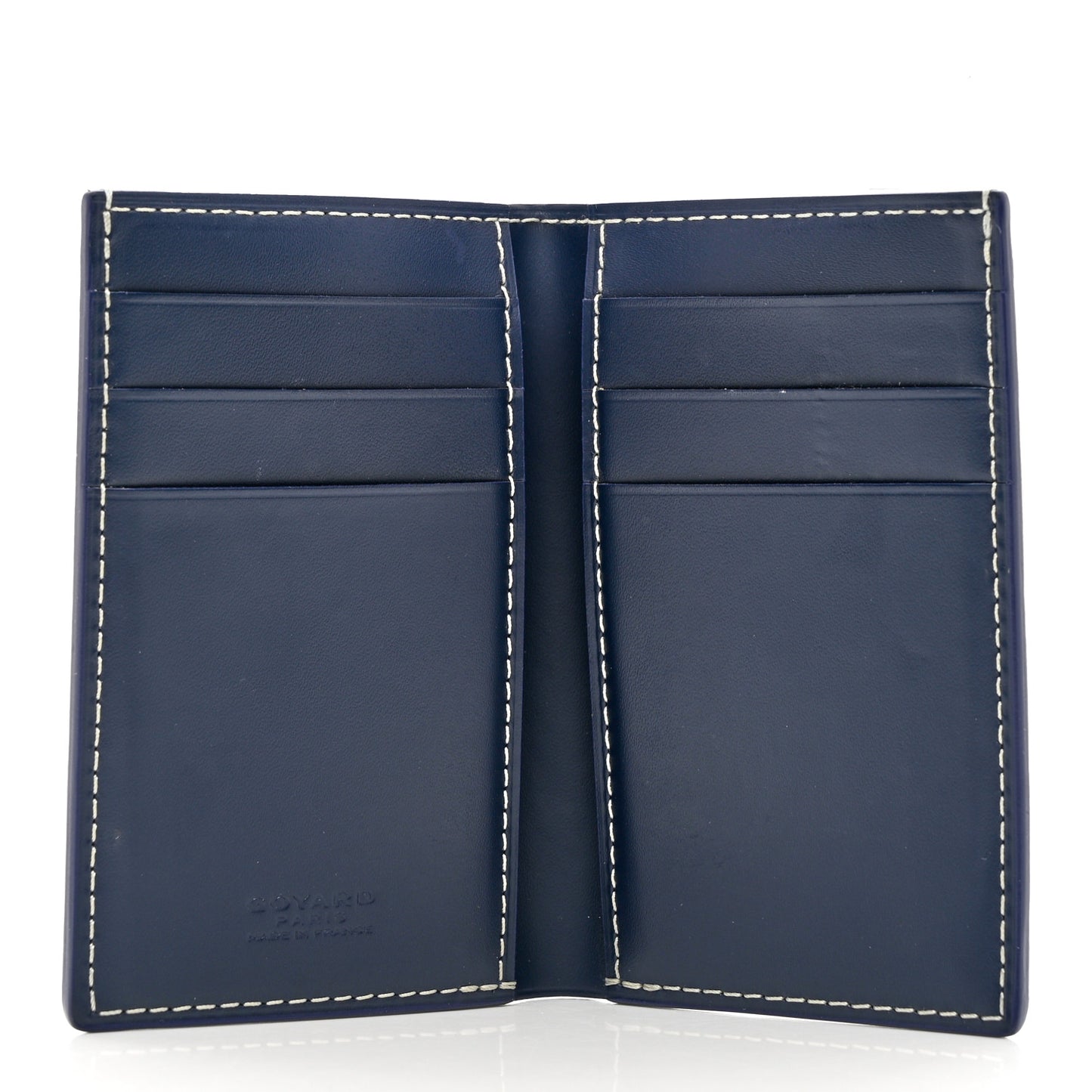 Goyardine Saint Pierre Card Holder Navy
