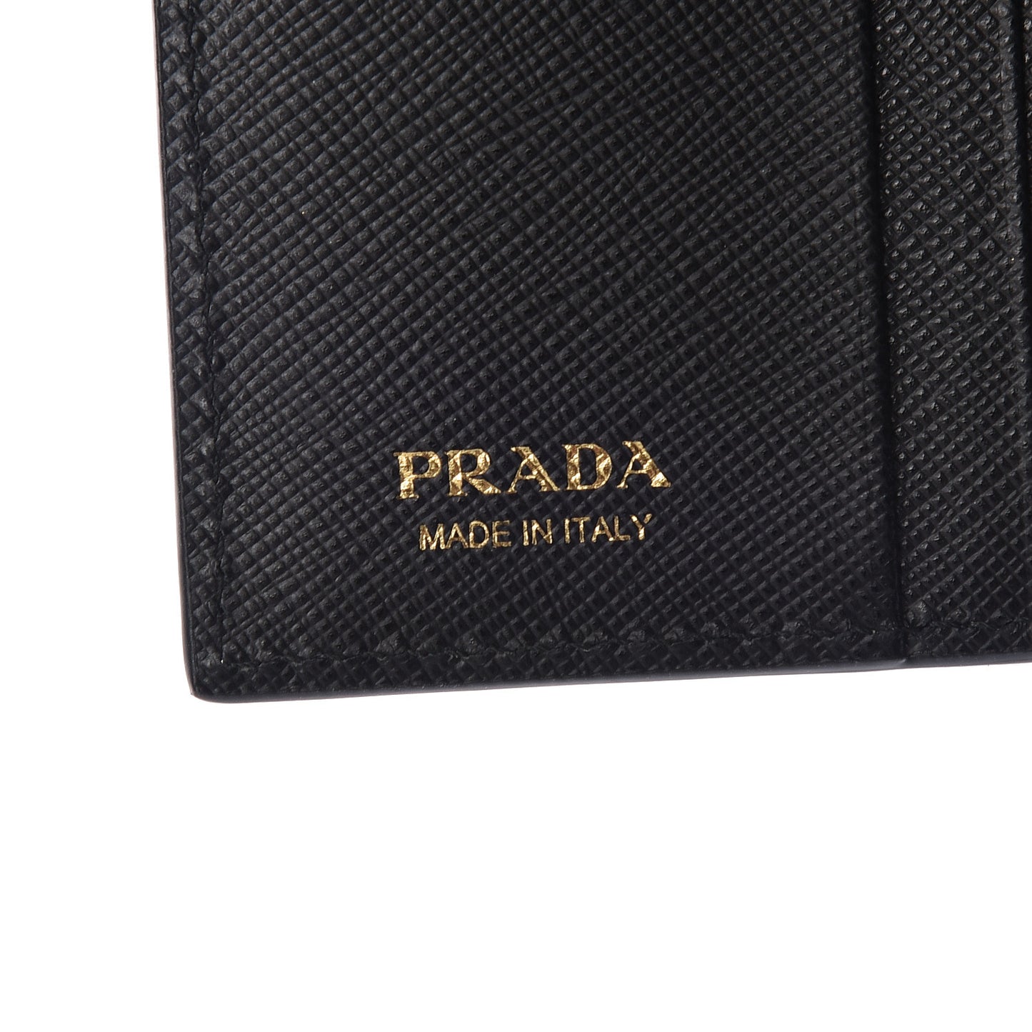 Saffiano Mermaid Print Card Holder Black