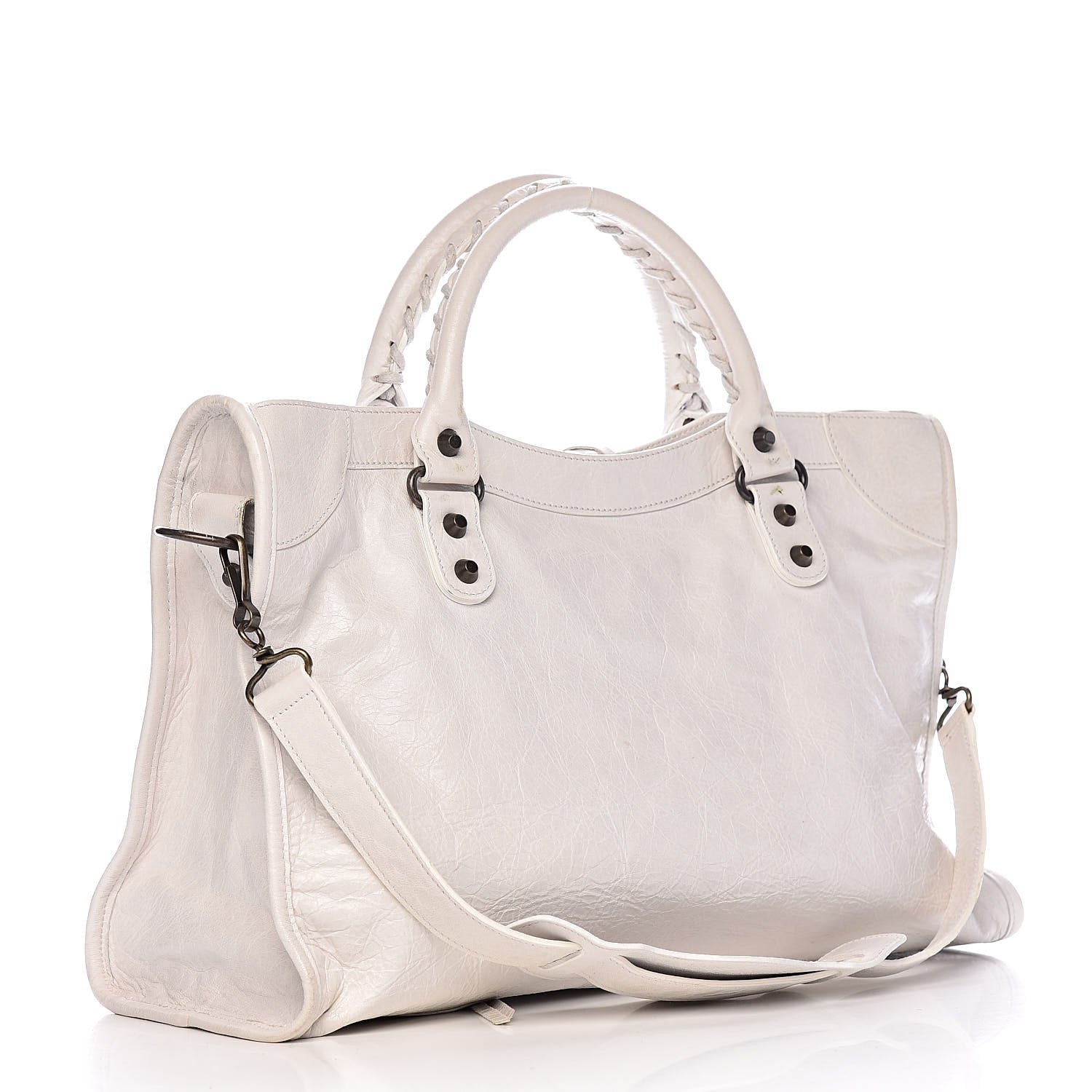 Balenciaga Chevre Classic Hardware City White Light 3 of 16