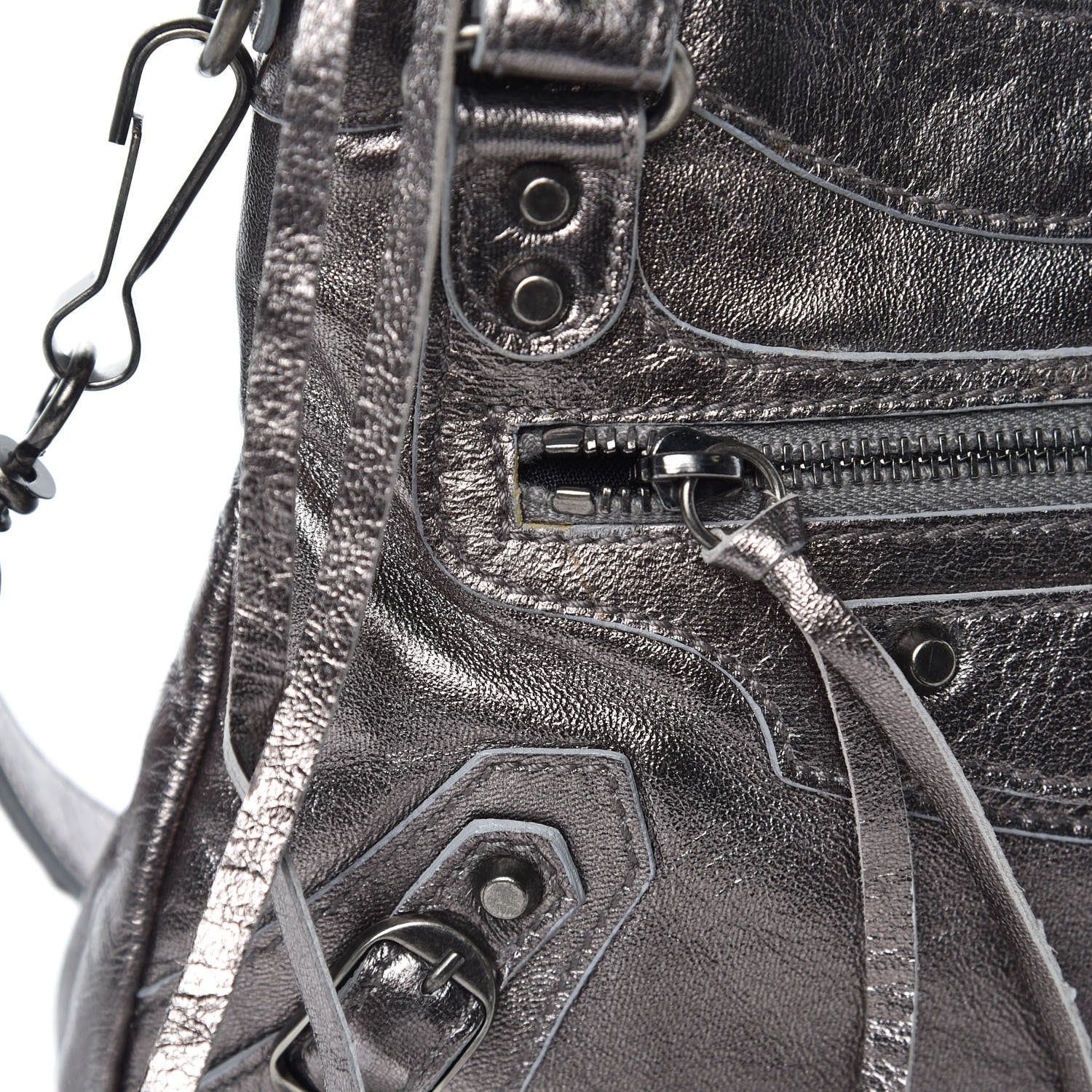 Balenciaga Chevre Mini Classique Pewter 12 of 12