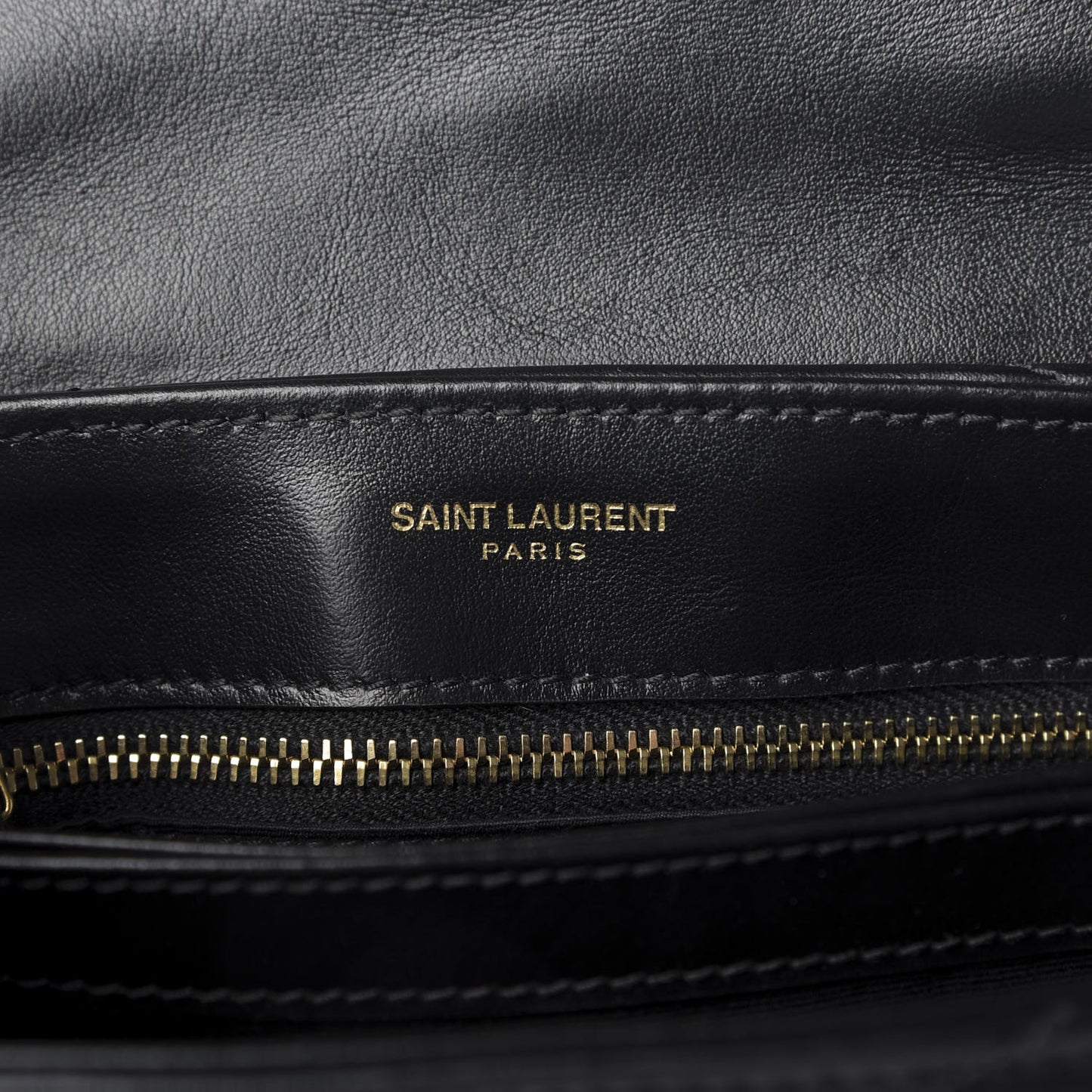Calfskin Y Quilted Monogram Toy Loulou Crossbody Bag Black