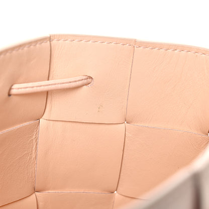 Bottega Veneta Nappa Maxi Intrecciato Cassette Bucket Bag Melon Washed 12 of 15