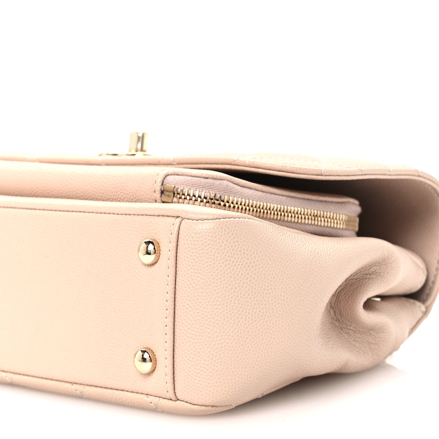 Chanel Caviar Quilted Medium Business Affinity Flap Beige 11 of 11
