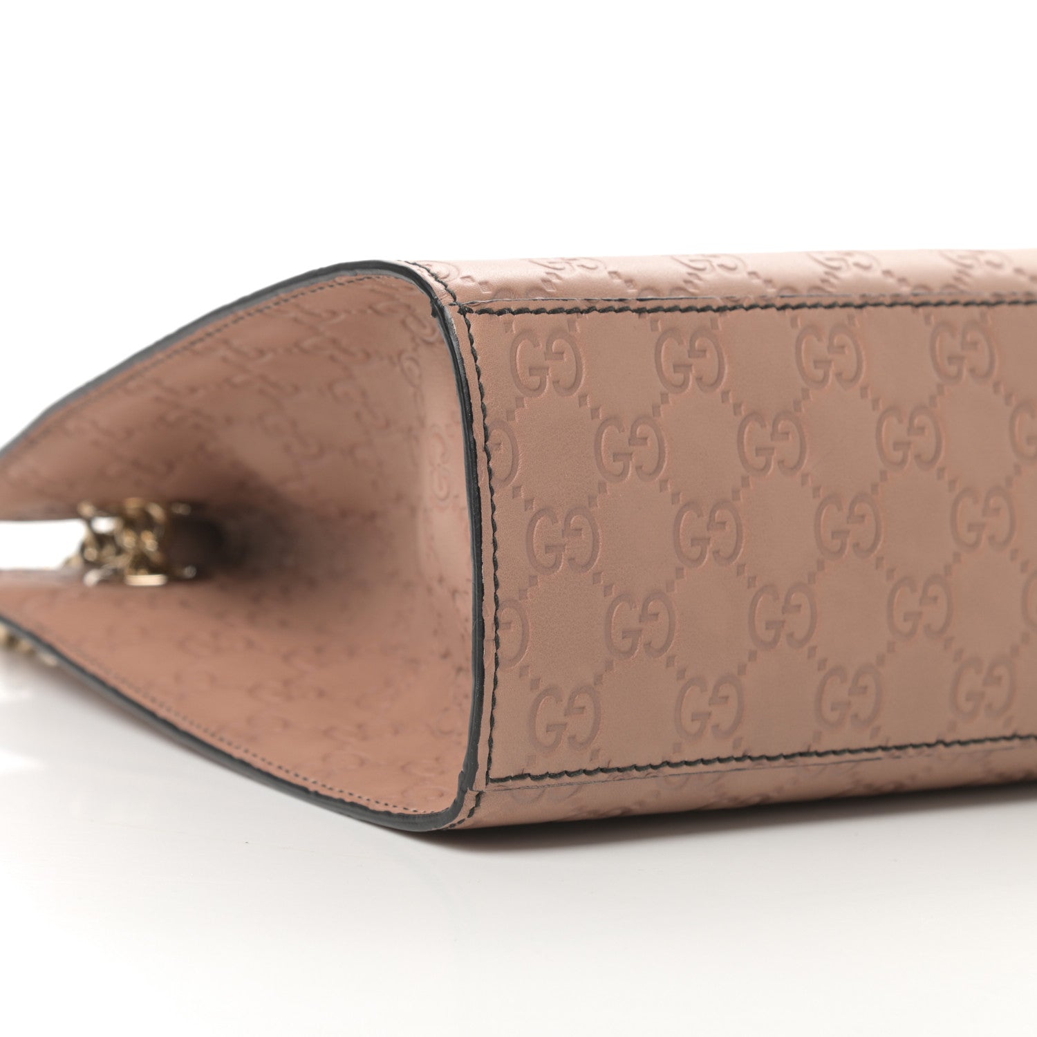 Gucci Guccissima Large Emily Chain Shoulder Bag Camelia 9 of 11