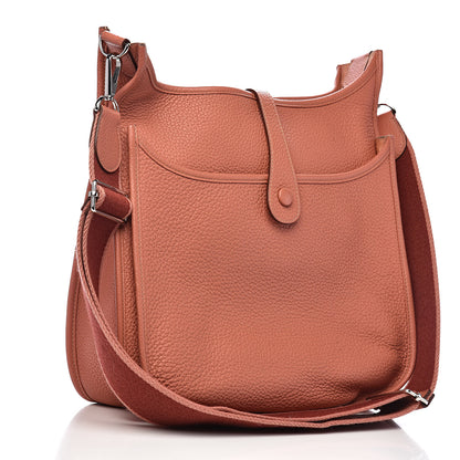 Hermes Taurillon Clemence Amazone Evelyne III GM Crevette 3 of 11