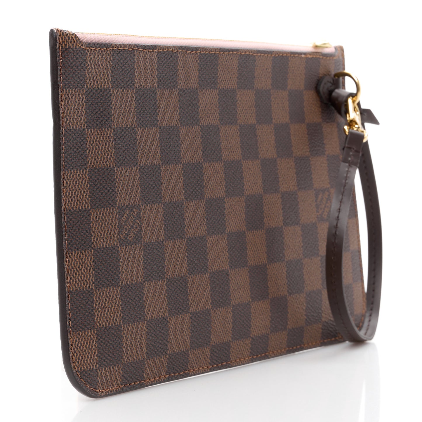 Damier Ebene Neverfull MM GM Pochette Rose Ballerine
