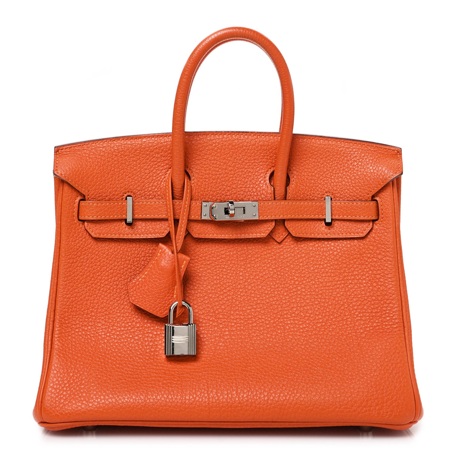 Hermes Togo Birkin 25 Orange 1 of 15