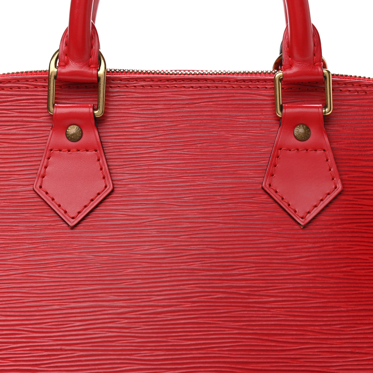 Louis Vuitton Epi Alma PM Castillan Red 7 of 14