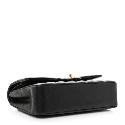 Chanel Lambskin Quilted Medium Double Flap Black 4 of 12
