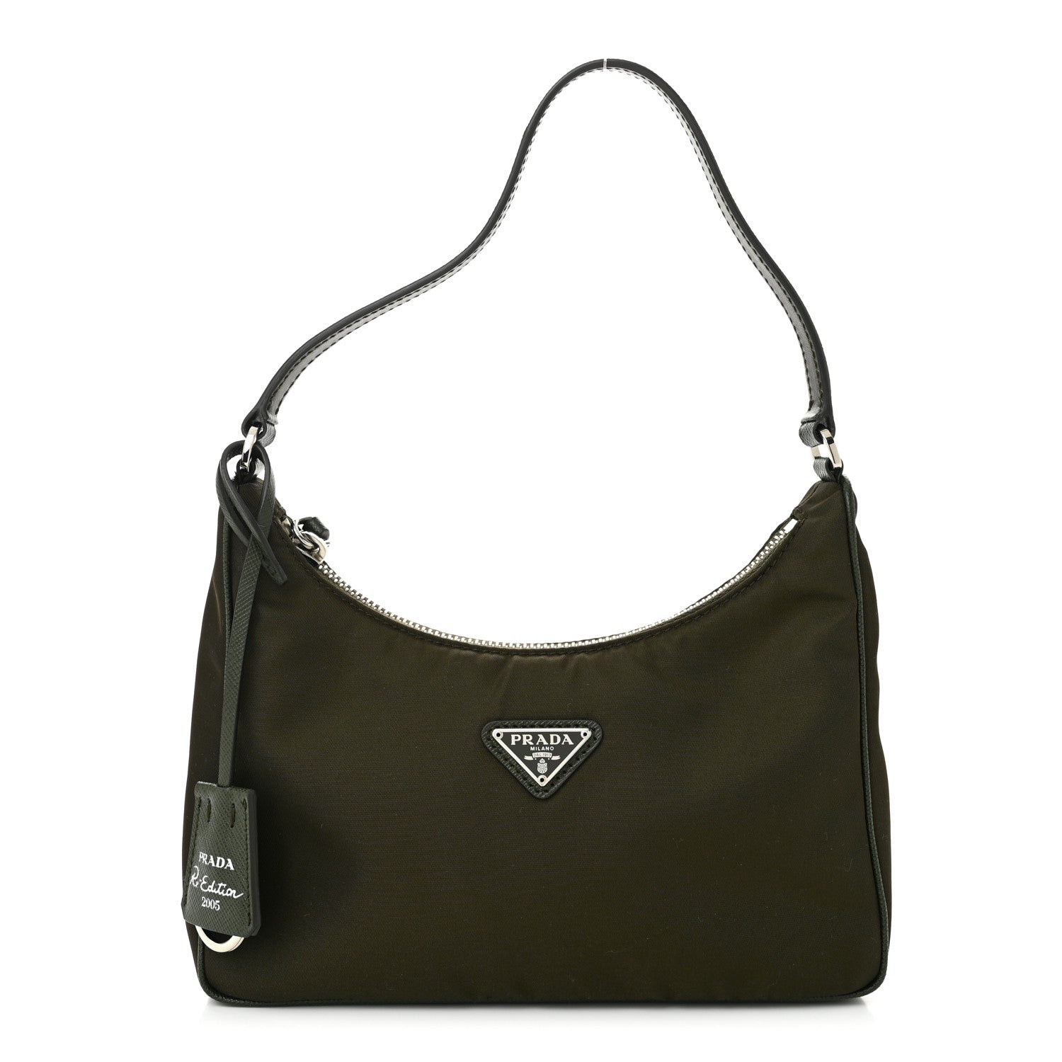 Prada Tessuto Nylon Saffiano Mini Re-Edition 2005 Bag Mimetico 1 of 12
