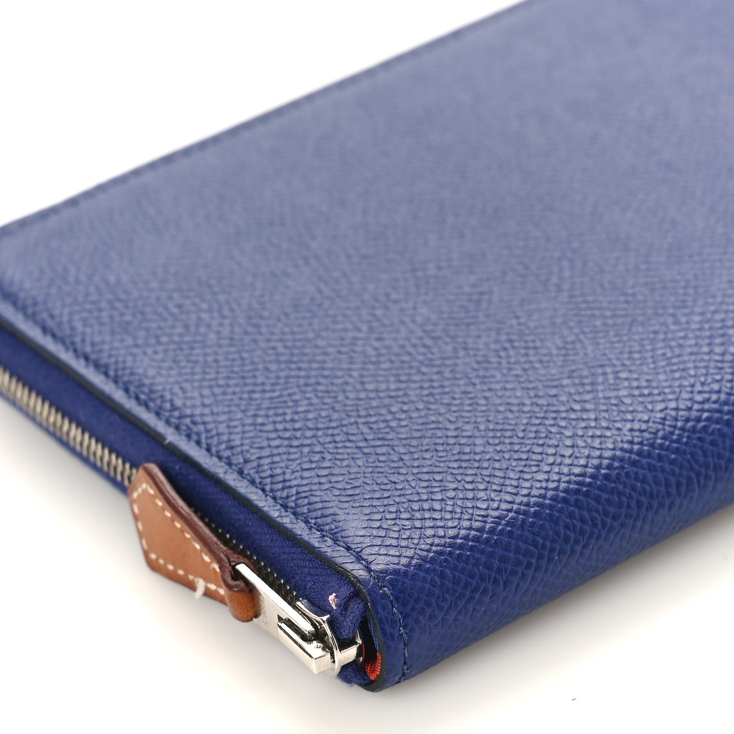 Hermes Epsom Silk'In Wallet Bleu Saphir 7 of 8
