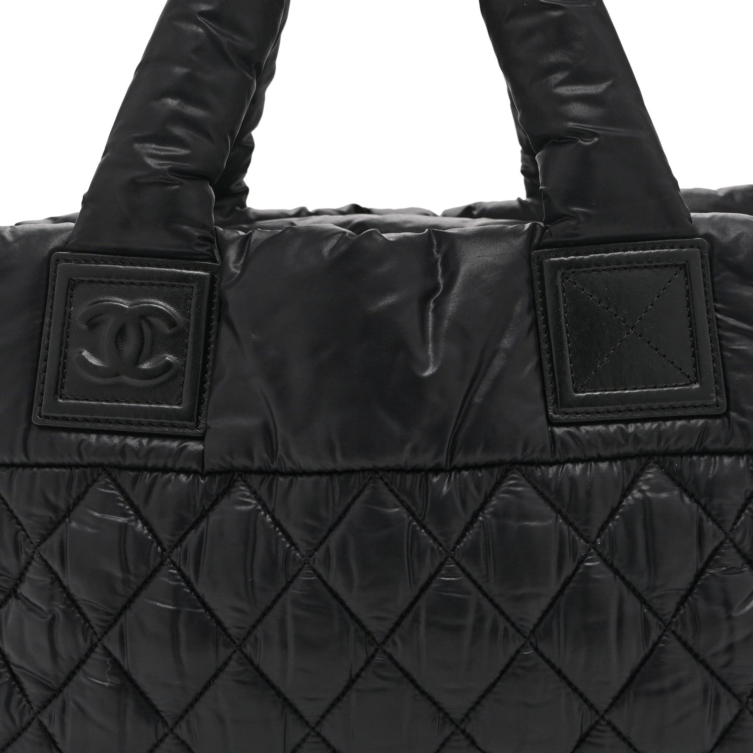 Chanel Nylon Coco Cocoon Zipped Tote Black 8 of 10