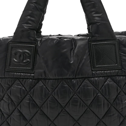 Chanel Nylon Coco Cocoon Zipped Tote Black 8 of 10