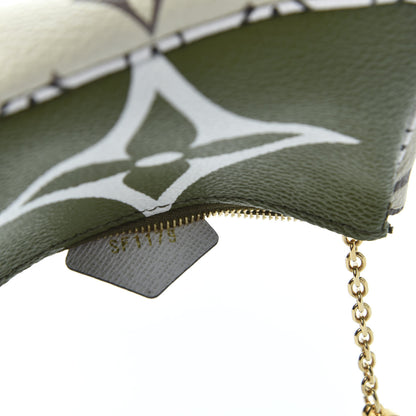 Louis Vuitton Monogram Giant Micro Pochette Accessories Kaki White 8 of 9