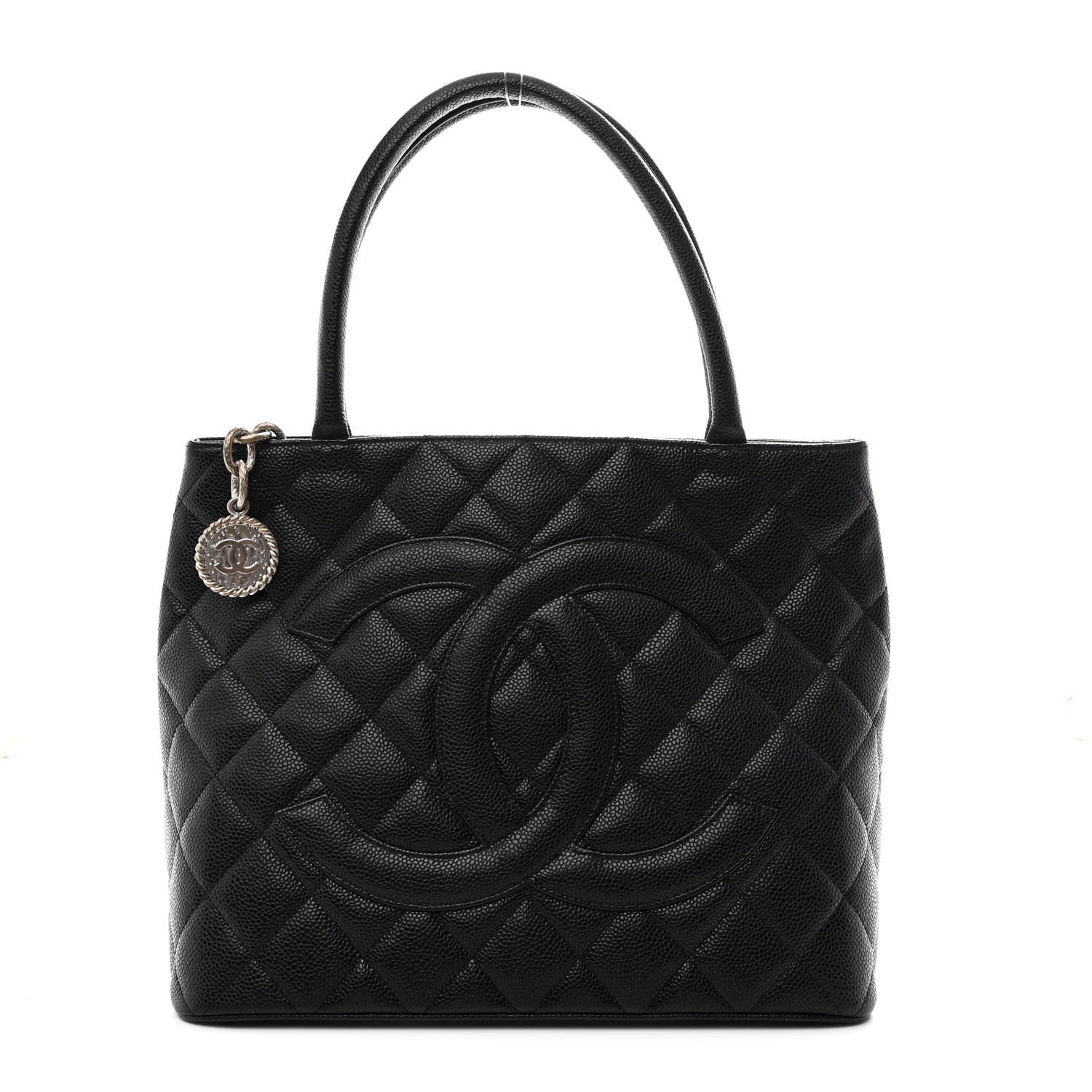 Chanel Caviar Quilted Medallion Tote Black 1 of 9