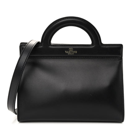 Valentino Garavani Calfskin Mini Logo Crossbody Tote Black 1 of 9