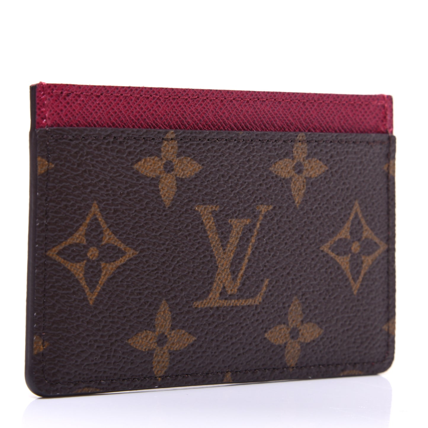 Monogram Card Holder Fuchsia
