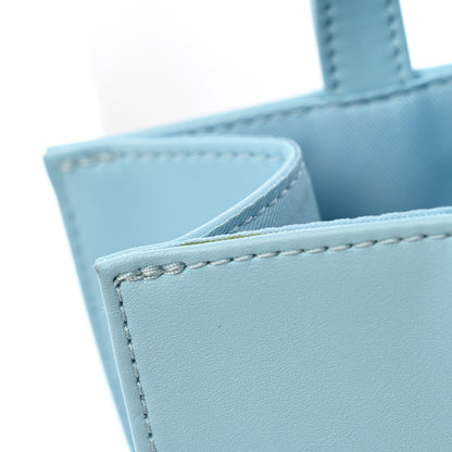 Telfar Vegan Leather Medium Shopping Bag Pool Blue 12 of 14