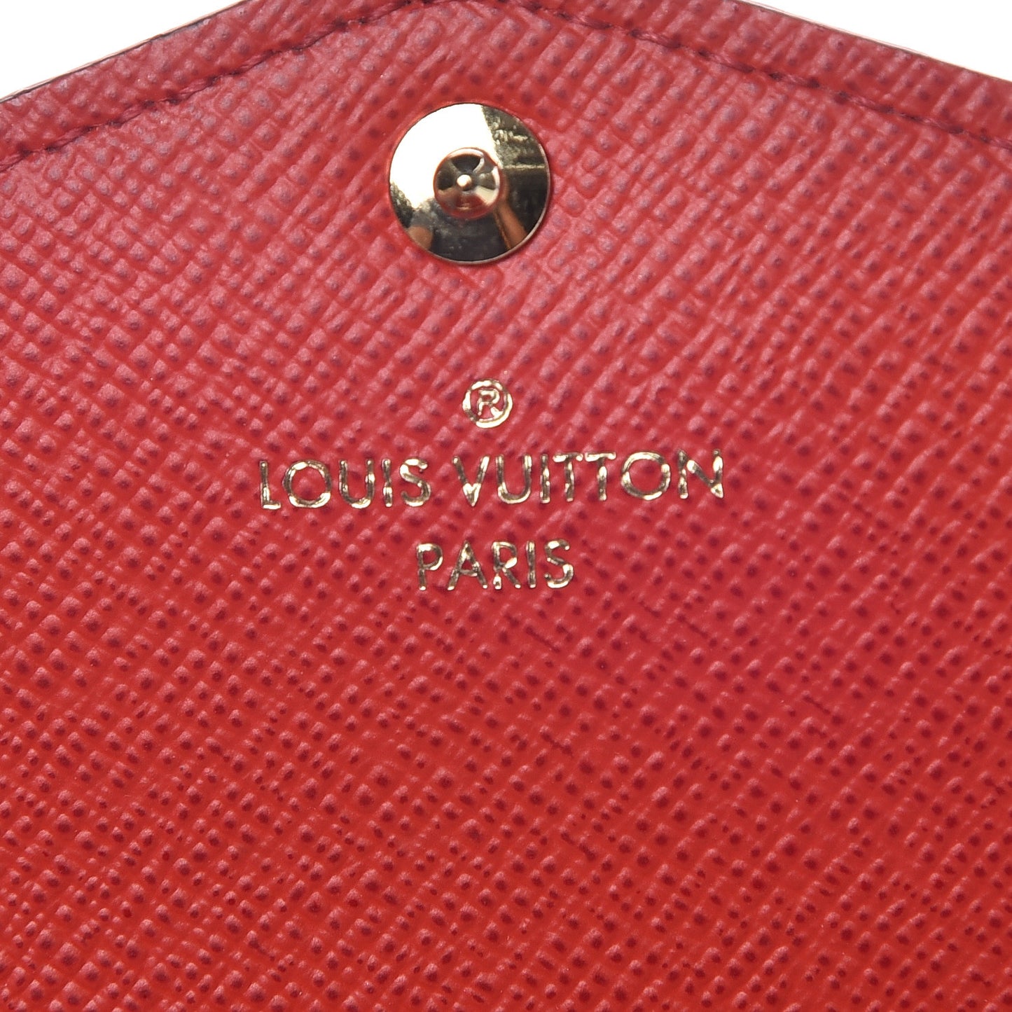 Monogram Sarah Wallet NM Coquelicot