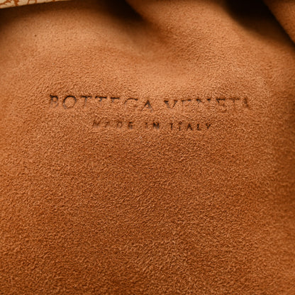 Bottega Veneta Crackled Calfskin The Pouch Oversized Clutch Zabaione 6 of 7