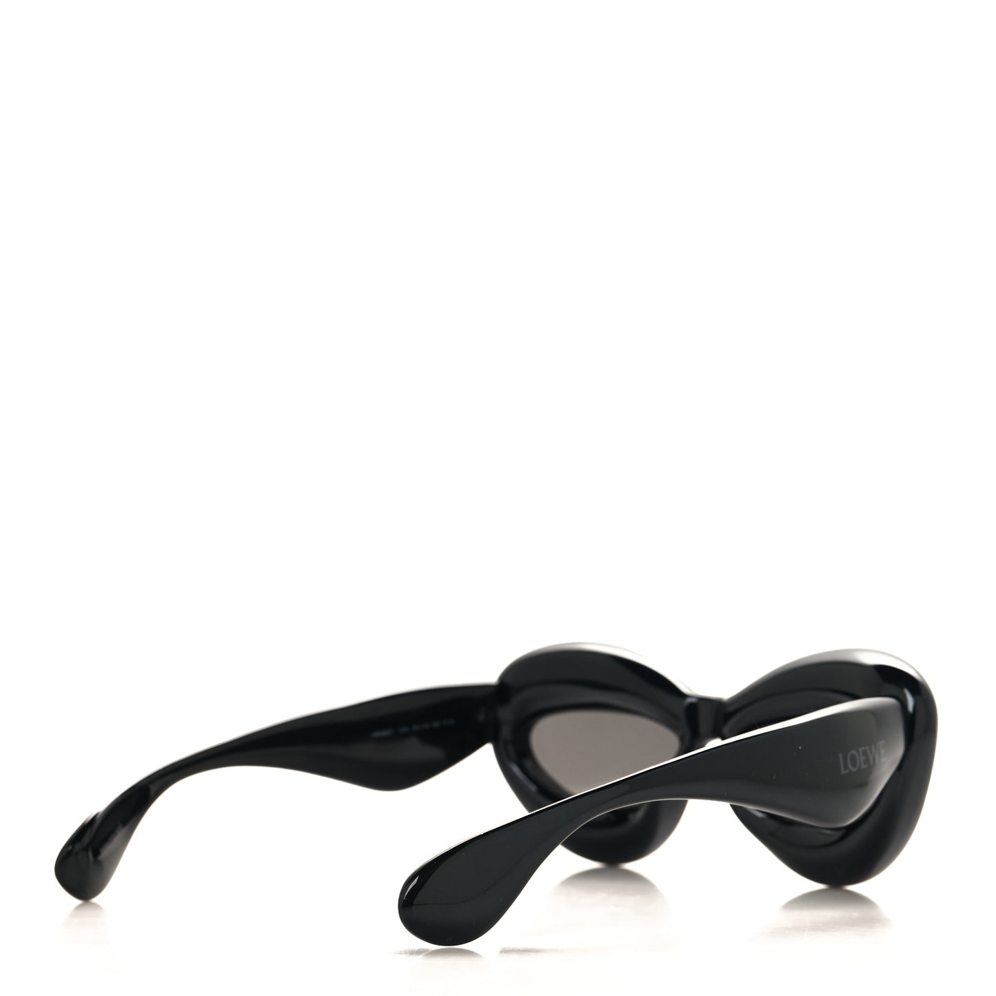Acetate Inflated Cat-Eye Sunglasses LW40097I Black