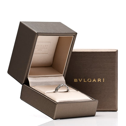 Bulgari 18K White Gold Diamond Serpenti Viper Band Ring 49 5 7 of 7