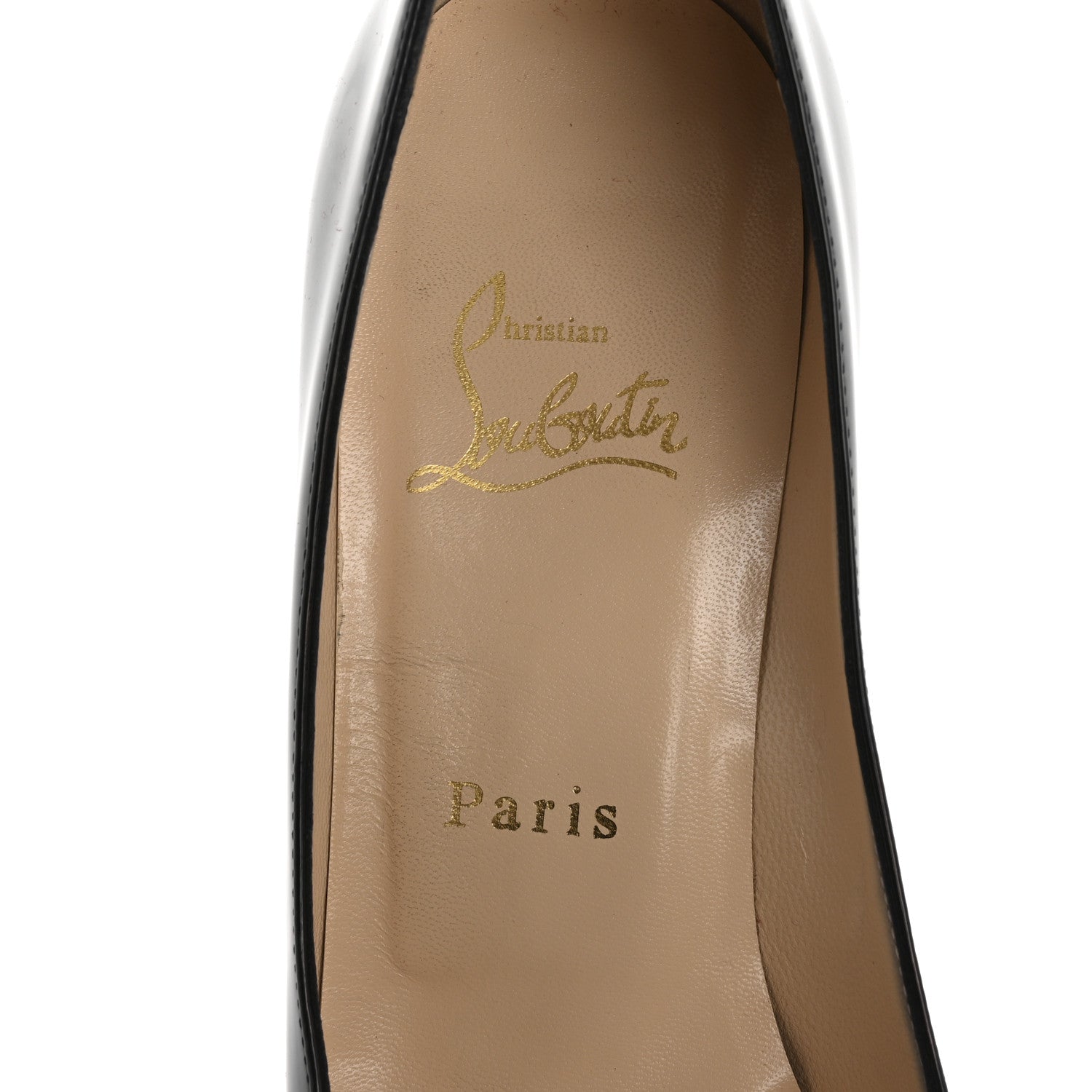 Christian Louboutin Patent New Simple 120 Pumps 37 Black 7 of 8