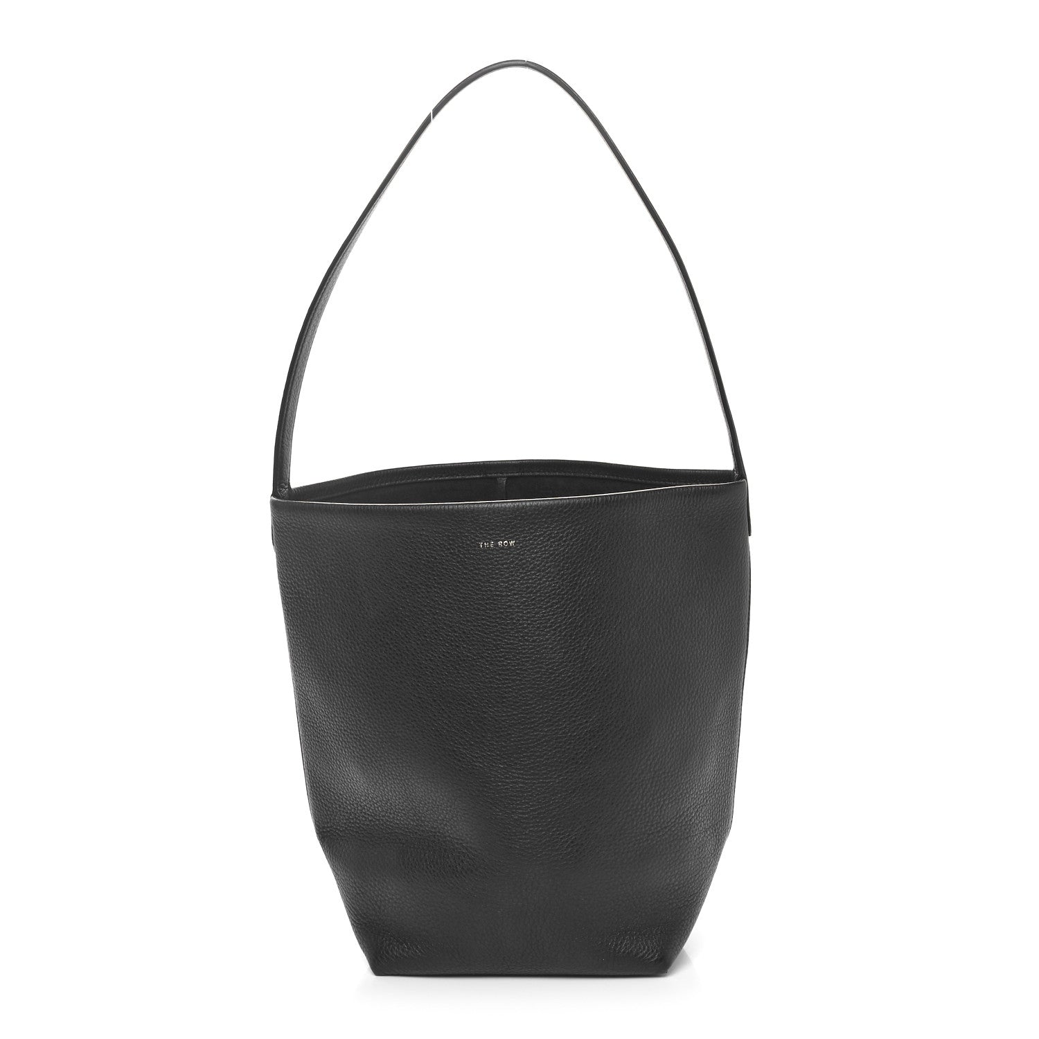 The Row Grained Calfskin Medium N/S Park Tote Black 1 of 9