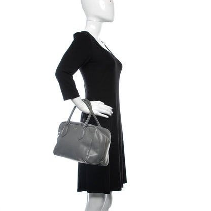 Prada Soft Calfskin Small Inside Tote Marmo Salvia 3 of 12