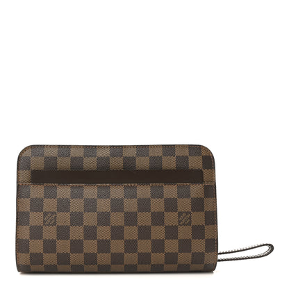Louis Vuitton Damier Ebene Pochette Saint Louis Clutch 7 of 9
