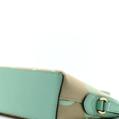 Gucci Monogram Jumbo GG Textured Dollar Calfskin Small Ophidia Dome Shoulder Bag Beige Pepperlight Mint 10 of 10