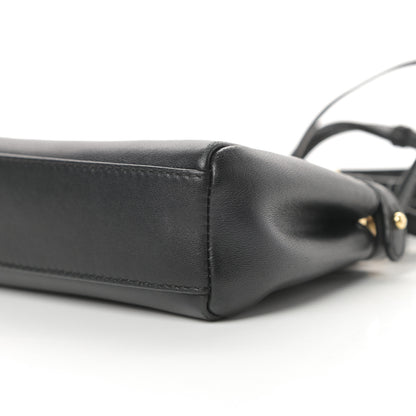 Fendi Nappa Micro Peekaboo Iconic Satchel Black 11 of 14
